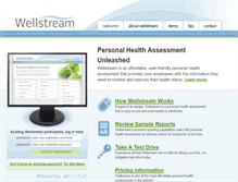 Tablet Screenshot of getwellstream.com
